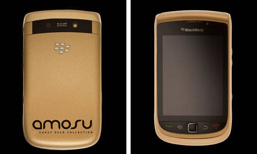 Nuevo BlackBerry Torch de oro