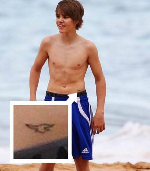 Tatuaje de Justin Bieber