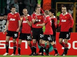 Manchester pone un pie en octavos de final de la Liga de Campeones