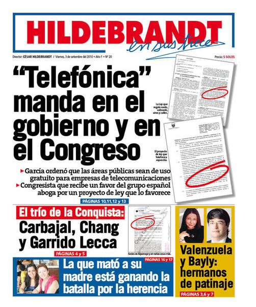 Hildebrandt en sus trece: salió la 20ava edición