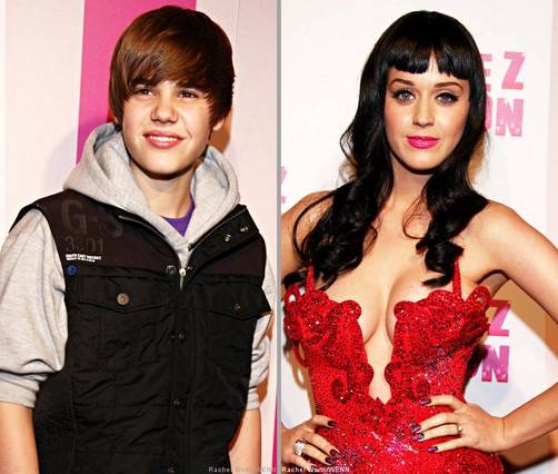 Justin Bieber imita a Katy Perry