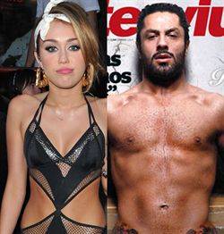 Miley Cyrus y Rafael Amargo, el escándalo del desnudo