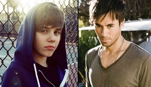 Fiebre de Justin Bieber contagia a Enrique Iglesias