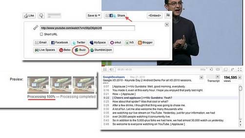 Novedades en YouTube: Subtítulos interactivos, autocompartir a Buzz y más Novedades en YouTube: Subtítulos interactivos, autocompartir a Buzz y más