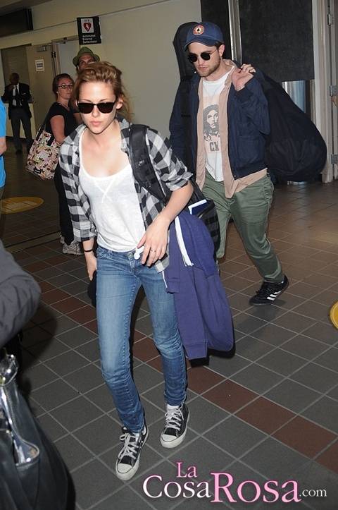Robert Pattinson y Kristen Stewart ya se encuentran en Los Ángeles