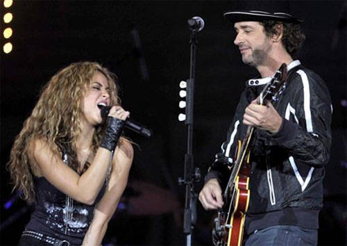 Cerati escribió canciones para Shakira