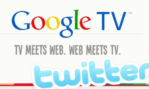 Twitter llega a la TV de la mano de Google