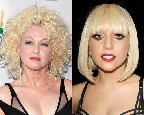 Lady Gaga y Cindy Lauper en campaña contra el Sida