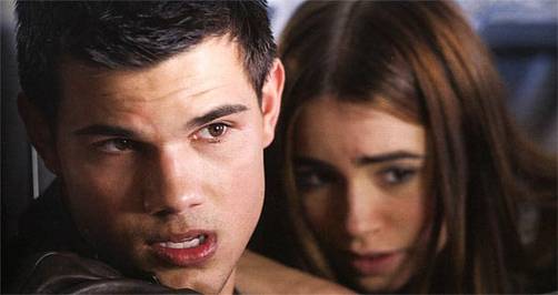 Taylor Lautner y Lily Collins en la primera imagen de Abduction