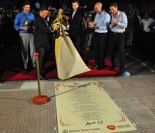 Alejandro Sanz es homenajeado en Buenos Aires