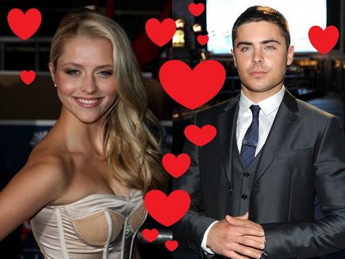 Zac Efron besó a Teresa Palmer