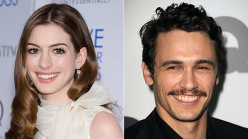 James Franco y Anne Hathaway ensayan para los Oscar