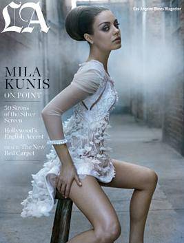 Mila Kunis posa para L.A. Times