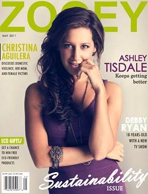Ashley Tisdale portada de la revista Zooey