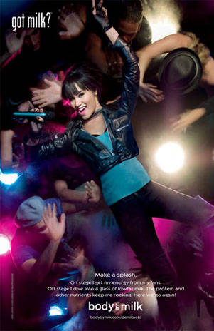Demi Lovato se une a la campaña 'Got Milk' Demi Lovato se une a la campaña 'Got Milk'