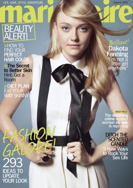 Dakota Fanning en la revista Marie Claire 'Ya no soy una niña'