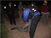 Serenazgo de Huancayo auxilia a joven dopado