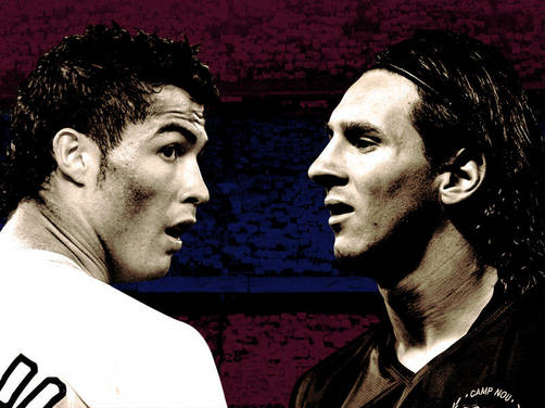 Lionel Messi y Cristiano Ronaldo cara a cara