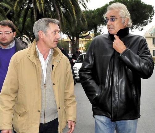 Robert Kubica recibe visita de Flavio Briatore en el hospital