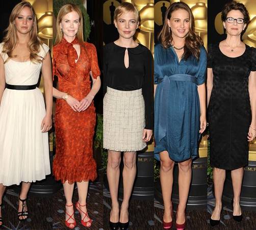 Natalie Portman, Michelle Williams y Nicole Kidman glamour en antesala de los Oscar