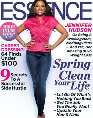 Jennifer Hudson en la portada de la revista 'Essence'