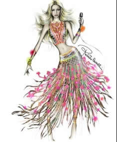 Shakira usará un traje exclusivo en la final del Mundial Shakira usará un traje exclusivo en la final del Mundial