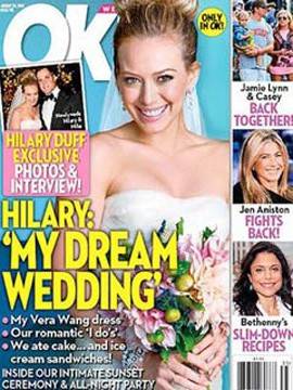 La boda de Hilary Duff no fue rentable para OK! Magazine