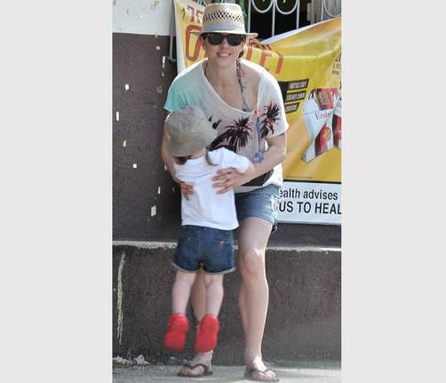 Mel C pasa vacaciones familiares en Bárbados