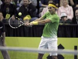 Nadal vence a Federer en Eugene