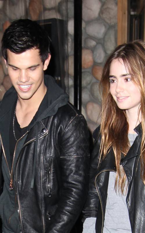 Fotos: Taylor Lautner y Lily Collins en una cita romántica