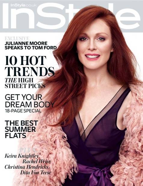 Julianne Moore en la portada de InStyle