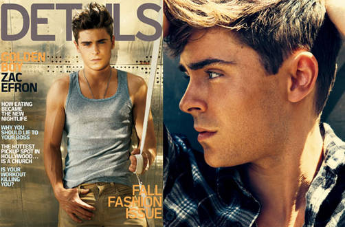 Zac Efron en sexy portada de la revista Details Zac Efron en sexy portada de la revista Details