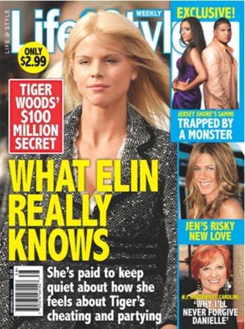 Elin Nordegren ex exposa de Tiger Woods guarda silencio por dinero