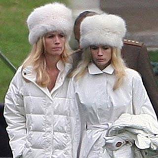 January Jones en fotos del rodaje de X-MEN: First Class