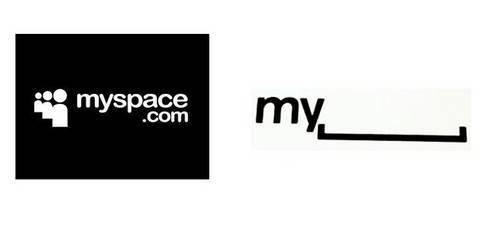 MySpace presenta su simple y nuevo logo: 'my' + 'espacio'