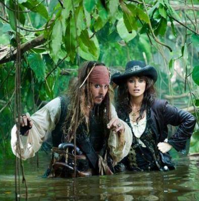 Penélope Cruz y Johnny Depp, primera imagen de Piratas del Caribe 4