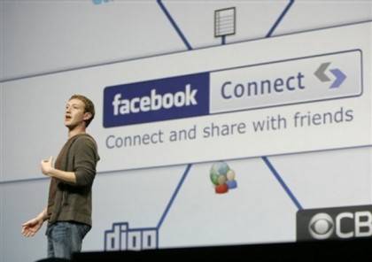Facebook Connect es usado por 250 millones de personas al mes