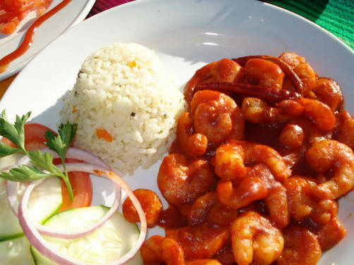 Receta de Camarones a la diabla