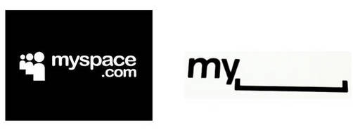 MySpace presenta su simple y nuevo logo: 'my' + 'espacio'