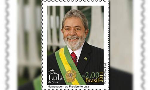 Brasil: Lula da Silva ya es estampilla