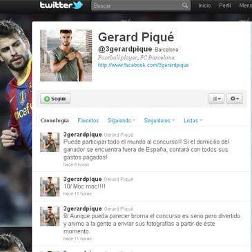 Gerard Piqué organiza partido de fútbol con #eldeloscuadros por medio de Twitter y Facebook