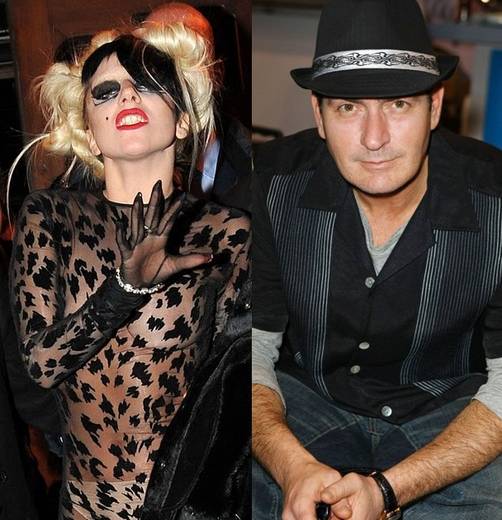 Charlie Sheen supera a Lady Gaga en los medios