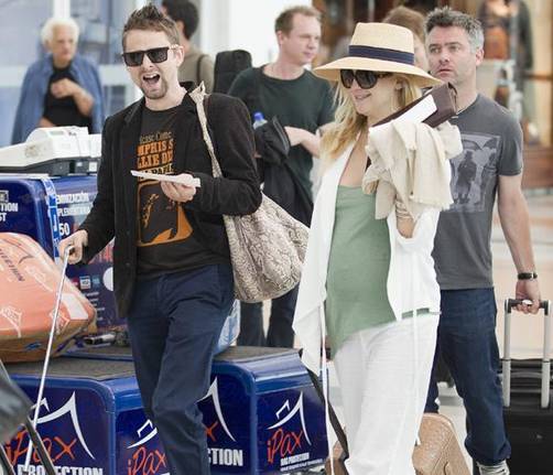 Kate Hudson presume embarazo y novio