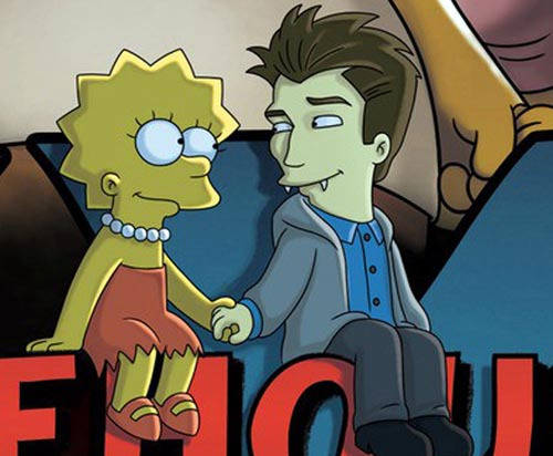 Robert Pattinson en el especial de Halloween de Los Simpsons