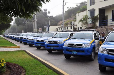 SURCO: PRESENTAN NUEVOS EQUIPOS PARA SEGURIDAD CIUDADANA SURCO: PRESENTAN NUEVOS EQUIPOS PARA SEGURIDAD CIUDADANA