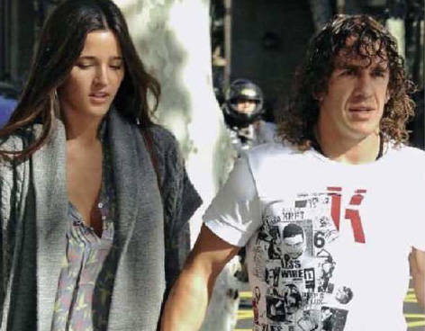 Malena Costa y Carles Puyol disfrutan de su amor