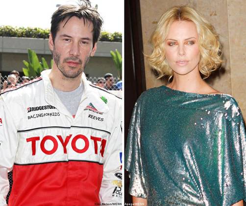 Keanu Reeves y Charlize Theron salen a cenar juntos