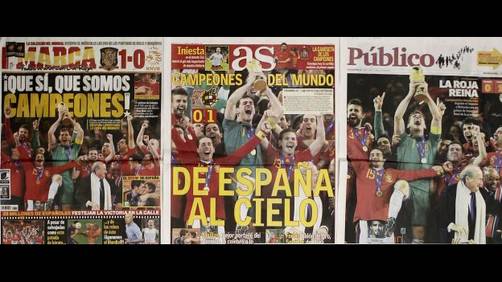 La prensa de España, un día después del título La prensa de España, un día después del título