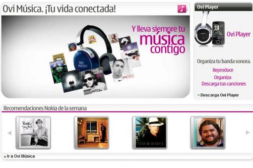 Nokia renombra y actualiza su servicio musical como Ovi Música