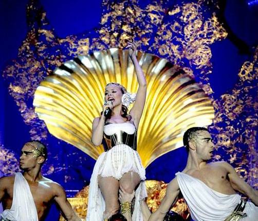 Kylie Minogue, la diosa griega que conquistó el olimpo barcelonés